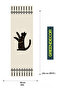Cat Ethnic Space Moon Patterned Special Design Runner Digital Printed Decorative Tablecloth Home Decorations - 2