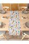 Sweet Heart Love Bohemian Patterned Special Design Runner Printed Decorative Table Cloth Modern Home Decoration