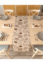 Coffee Coffee Bohemian Patterned Special Design Runner Printed Decorative Tablecloth Modern Home Decoration