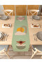 Vase Flower Bohemian Pattern Special Design Runner Printed Decorative Beige Tablecloth Modern Home Decoration
