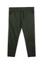 Large Size Lace-Up Gabardine Trousers Khaki