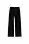 Women's Vintage High Waist Black Denim Pants