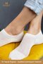 Original Women's 3 Pairs of Luxury Modal Seamless Invisible 4-Season Breathable Soft Textured Flexible All-Day Comfortable Casual Sports Shoes Sneaker Ballet Booties Socks - 2