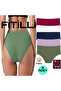 5-Piece Ribbed High Waist Extra Stretchy and Extra Soft Panties - 2