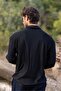 Textured Oversize Ribbed Ottoman Shirt Unisex - 4