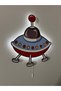 Decorative Wooden Printed Spaceship Ufo Children's Room Night Light 29*36 - 2