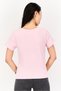 Women Sportswear Fit Short Sleeves Training T-shirt, Pink - 3