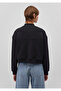 Buttoned Black Sweatshirt 1S10144-900 - 4