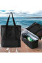 Hot Cold Protected Thermal Ice Cooler Bag Satin for Picnic, Camping, Travel and Beach Top Quality - 4