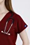 Burgundy Core-Flex Lycra Surgical Suit Bottom Top Doctor Nurse Uniform Scrubs - 3