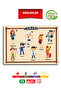 Wooden Educational Tutorial Cute Professions I Learn Professions