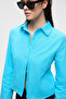 Makayla Women Linen Long Sleeve Regular Fit Blue Shirt - 4
