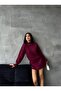 Dgn's Solid Basic Soft Textured 2-Piece Sweater-Skirt Set - 2