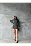 Dgn's Solid Basic Soft Textured 2-Piece Sweater-Skirt Set - 2