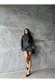 Dgn's Solid Basic Soft Textured 2-Piece Sweater-Skirt Set - 3