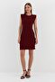 Padded Dress Bordo - 4