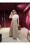 203090 Fusion Dress Beige - 4