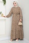 Gülser Woven Viscose Dress 1488 - Mink - 3