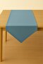 Luna Series Velvet Textured Triangle Runner - Indigo - 2