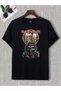 Unisex Stylish Comfortable Oversize Cotton Crew Neck T-Shirt with Special Design Code 48298 - 3