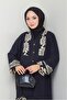 فستان فيسكوز نصف زر من Alyes 1503 - أسود - 2