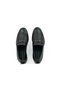 Genuine Leather Black Loafer Men's Leather Shoes - Buckle Detailed - 5