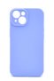 iPhone 13 Compatible Solid Color Flexible Soft Silicone Case Rubber Light Purple