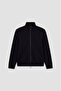 Cotton Nylon Zipped Sweatshirt - 6