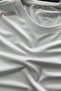 تي شيرت أبيض من القماش القابل للتنفس بأكمام صفر ليكرا للرجال - 0355-White - 2