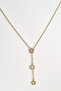 Gold Triple Star Necklace - 4