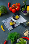 Glass Cutting Board, Cutting Board with Oval Edges, Antibacterial, Presentation Board