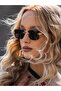 Rectangular Design Gold Black Acetate Frame Black Glass Unisex Sunglasses Db7116 David Bckhm