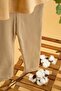 Baby Kids Camel Cotton Leggings 2 Piece Set Trend Fashion Bottom Top Set - 3