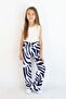 Girl's Wrinkled Fabric Wide Leg Comfortable Model Single Bottom (Pack of 3) - 2