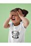Elephant Printed Children's Crew Neck Cotton Oversize Short Sleeve T-Shirt - 3