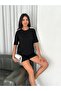 Fiabafashion Striped Modal Shorts Set - 3