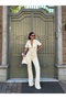 Long Washed Denim Jumpsuit - 4