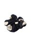 Large Size Polka Dot Satin Hair Clip - 4