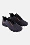 Men Brand Logo Lace Up Hiking Shoes, Dark Grey