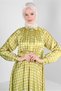 GEOMETRIC PATTERNED BELT DRESS 43689 - 2