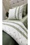 Single Person Elasticated Ruffled Skirt with Sheet Quilt Cover and Pique Set