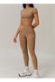 Womens High Waist Contour Seamless Workout sport Leggings Yoga Pants Tummy Control Running Pants - 2