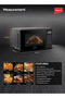 Impex 25l Digital Grill Microwave Oven With 850w Power, 9 Preset Menus, 1000w Grill Output - 9