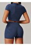 Womens Crop Top Short Sleeves - 6