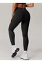 Womens High Waist Contour Seamless Workout sport Leggings Yoga Pants Tummy Control Running Pants - 3