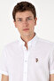 Men's White Short Sleeve Shirt 50298007-Vr013 - 2