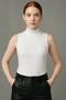 White Sleeveless Women's Blouse
