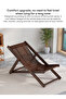 Rocking Chair, Recliner, Leisure Lunch Break Chairs, Foldable 115*86*69CM - 2