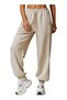 Womens Mid Waist Workout Sport Sweatpants Running Pants
