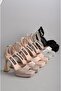حذاء SEÇ 8188 PLATFORM EVENING (الكعب: 12 سم المنصة: 2.5 سم) فضي - 8